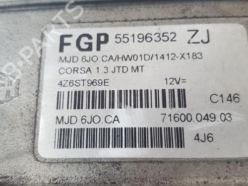 Steuergerät Motor OPEL CORSA C (X01) 1.3 CDTI (F08, F68) | BP12746441M57 