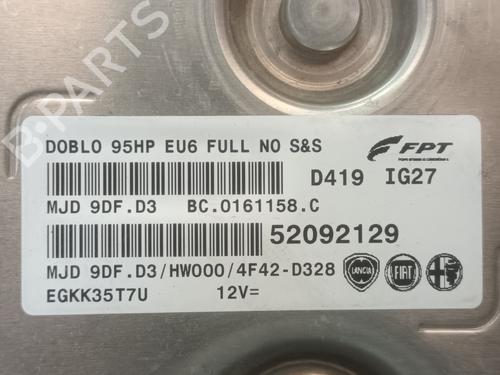 Engine control unit (ECU) OPEL COMBO Box Body/MPV (X12) 1.3 CDTI (B05) | BP31930581M57