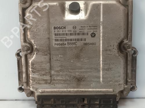 Used Engine control unit (ECU) CHRYSLER VOYAGER IV (RG, RS) 2.8 CRD (150 hp) 30577491