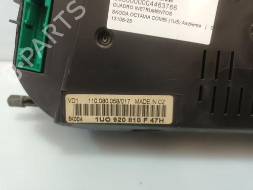 Kombiinstrument SKODA OCTAVIA I Combi (1U5) 1.9 TDI | BP30709661C47