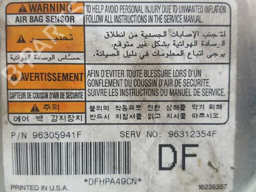 ECU airbags DAEWOO NUBIRA Saloon (J100) 2.0 16V | BP12724518M53 