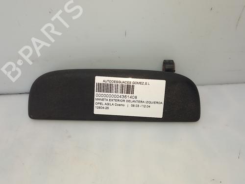 Used Front left exterior door handle OPEL AGILA A (H00) 1.2 16V (F68) (75 hp) 30593635