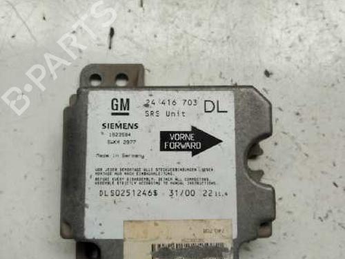 Kollisjonspute styreenhet OPEL ASTRA G Saloon (T98) 1.7 DTI 16V (F69) (75 hp) 12701591