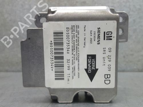 Used ECU airbags OPEL VECTRA B (J96) 2.0 DTI 16V (F19) (101 hp) 12723267