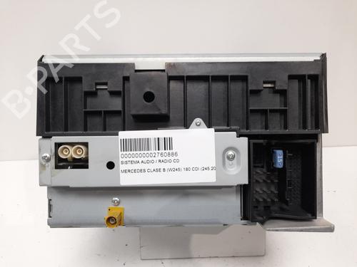 Radio MERCEDES-BENZ B-CLASS Sports Tourer (W245) B 180 CDI (245.207) | BP12775983E6