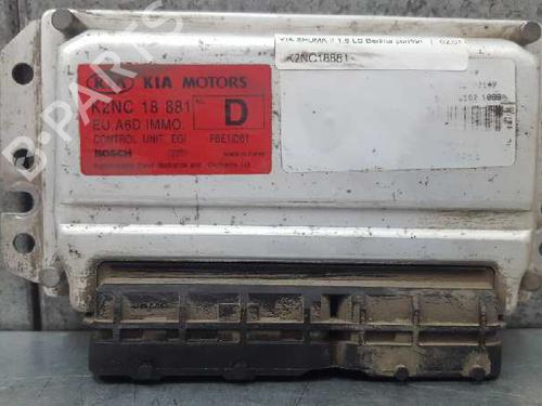 Used Engine control unit (ECU) KIA SHUMA II (FB) 1.6 (101 hp) 12726252
