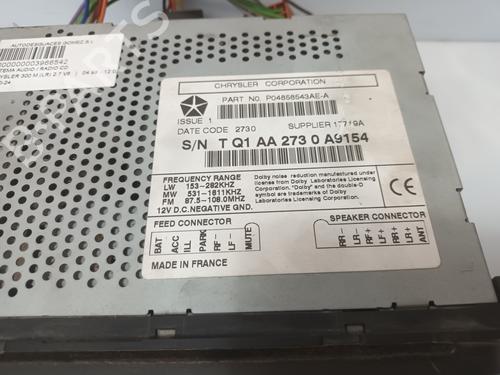 Radio CHRYSLER 300M (LR) 2.7 V6 24V | BP28477477E6