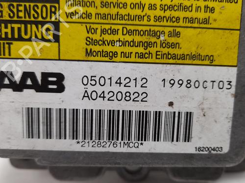 ECU airbags SAAB 9-5 (YS3E)  | BP12858936M53 