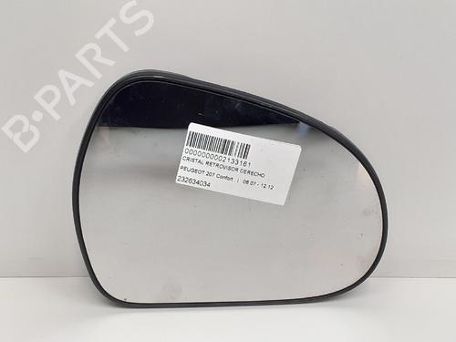 Spejlglas højre PEUGEOT 207 (WA_, WC_) 1.4 HDi (68 hp) 32031653