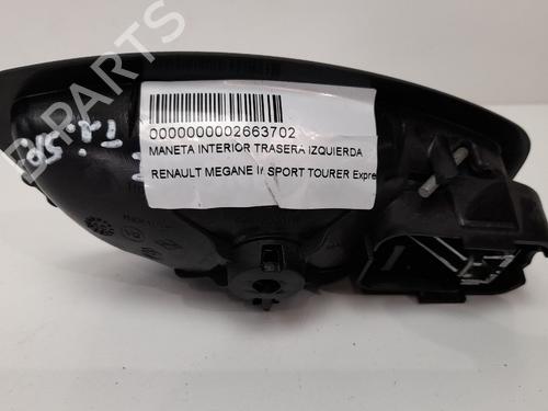 Rear left interior door handle RENAULT MEGANE III Grandtour (KZ0/1)  | BP12771240I15 