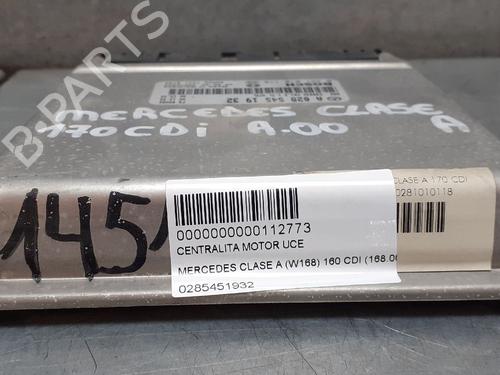 Used Engine control unit (ECU) MERCEDES-BENZ A-CLASS (W168) A 160 CDI (168.006) (75 hp) 12691276