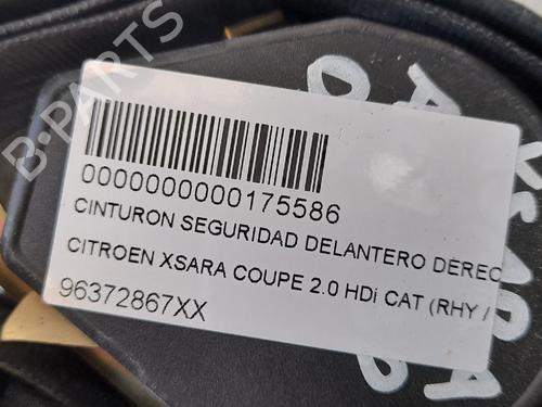 Front right seatbelt CITROËN XSARA (N1) 2.0 HDi 90 | BP12720690I25 
