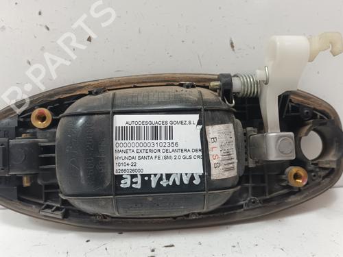 Front right exterior door handle HYUNDAI SANTA FÉ I (SM) 2.0 CRDi | BP15986456C129 