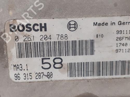 Engine control unit (ECU) CITROËN SAXO (S0, S1) 1.1 X, SX | BP12756207M57 