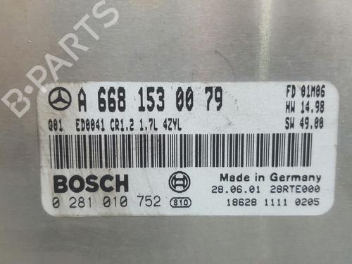 Engine control unit (ECU) MERCEDES-BENZ A-CLASS (W168) A 170 CDI (168.009, 168.109) | BP12749701M57 