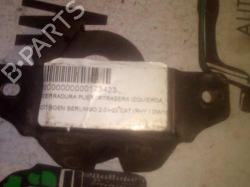 Used Rear left lock CITROËN BERLINGO / BERLINGO FIRST Box Body/MPV (M_) 2.0 HDI 90 4WD (MBRHY, MCRHY) (90 hp) 12719561