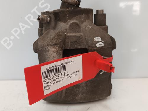 Used Right front brake caliper SKODA YETI (5L) 1.2 TSI (105 hp) 20209641