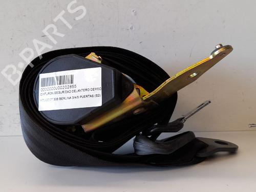 Used Front right seatbelt PEUGEOT 306 (7B, N3, N5) 1.9 SLD (68 hp) 12735214