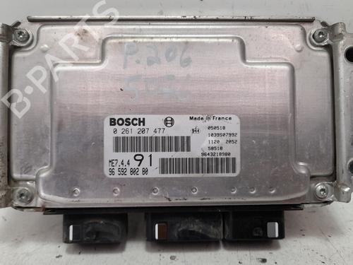 Engine control unit (ECU) PEUGEOT 206 CC (2D) 1.6 16V (2DNFUF, 2DNFUR) | BP12714620M57 