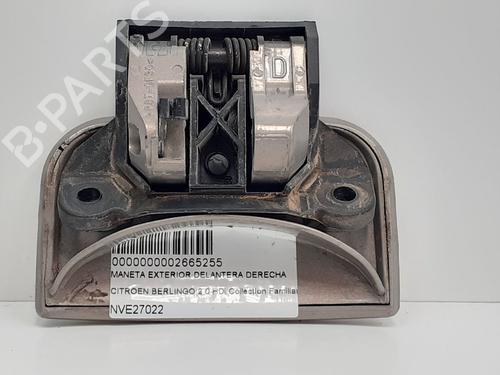 Front right exterior door handle CITROËN BERLINGO / BERLINGO FIRST Box Body/MPV (M_) 2.0 HDI 90 4WD (MBRHY, MCRHY) | BP12771277C129 