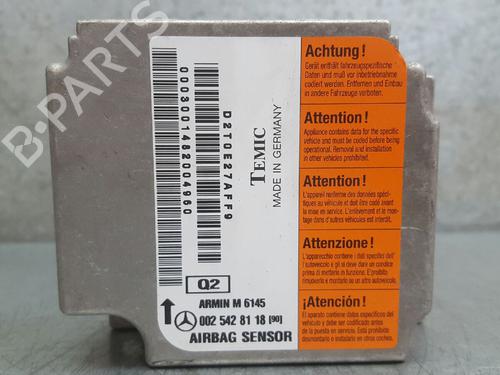 Used ECU airbags MERCEDES-BENZ M-CLASS (W163) ML 320 (163.154) (218 hp) 12735922