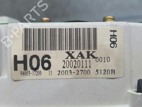 Instrument cluster HYUNDAI MATRIX (FC) 1.8 | BP12727576C47 
