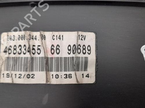 Instrument cluster FIAT PUNTO Hatchback Van (188_) 1.2 60 | BP12776799C47 