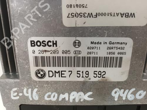 Engine control unit (ECU) BMW 3 Compact (E46) 316 ti | BP13011424M57 