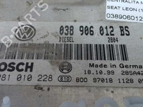 Engine control unit (ECU) SEAT LEON (1M1) 1.9 TDI | BP12747533M57 