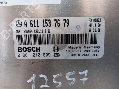 Engine control unit (ECU) MERCEDES-BENZ C-CLASS (W203) C 220 CDI (203.006) | BP40197543M57 - Image 2