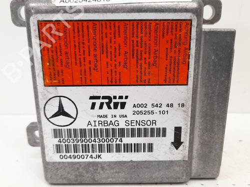Kollisjonspute styreenhet MERCEDES-BENZ M-CLASS (W163) ML 320 (163.154) (218 hp) 12737008