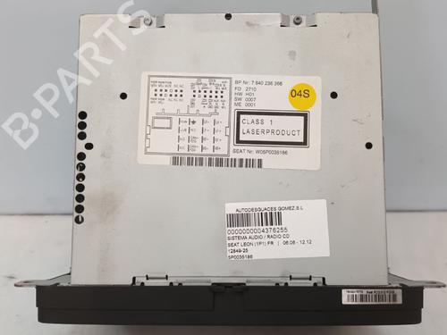 Radio SEAT LEON (1P1)  | BP29927403E6 