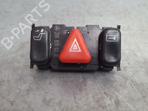 Used Warning switch MERCEDES-BENZ CLK (C208) CLK 230 Kompressor (208.347) (193 hp) 12820509