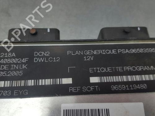 Engine control unit (ECU) CITROËN C15 Box Body/MPV (VD_) | BP12852742M57