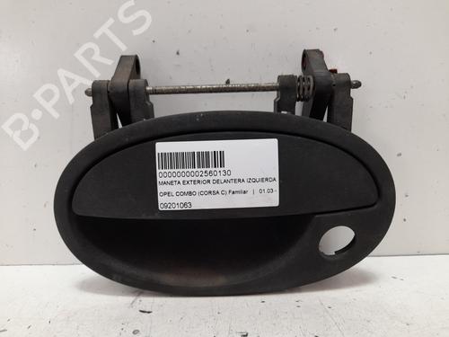 Used Front left exterior door handle OPEL COMBO Box Body/MPV 1.7 CDTI 16V (101 hp) 12766104