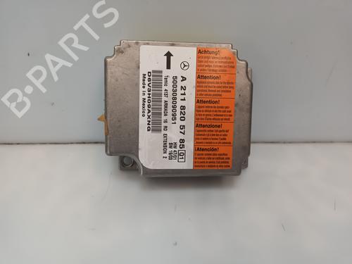 Kollisjonspute styreenhet MERCEDES-BENZ E-CLASS (W211) E 200 Kompressor (211.042) (163 hp) 27491908
