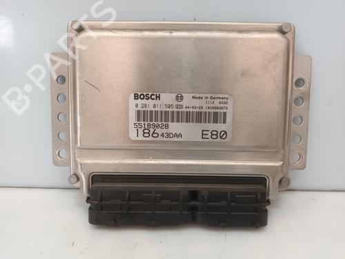 Motorstyringsenhed FIAT MULTIPLA (186_) 1.9 JTD 110 (110 hp) 29332992