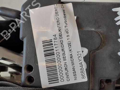 Front right seatbelt NISSAN MICRA III (K12) 1.5 dCi | BP12694792I25 