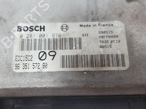 Engine control unit (ECU) PEUGEOT 406 (8B) 2.0 HDI 90 | BP12802020M57 