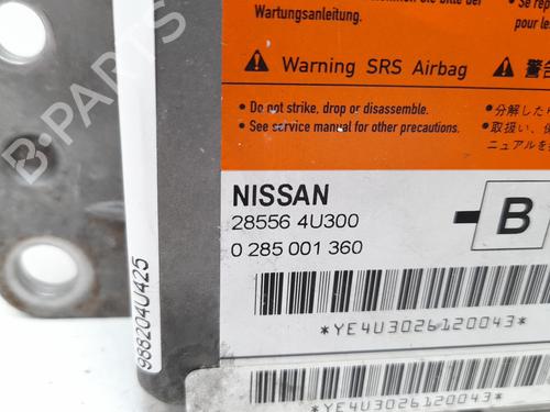 ECU airbags NISSAN ALMERA TINO (V10) 1.8 | BP12783066M53 