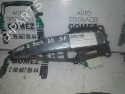 Used Front right exterior door handle OPEL CORSA D (S07) 1.0 (L08, L68) (65 hp) 12798070