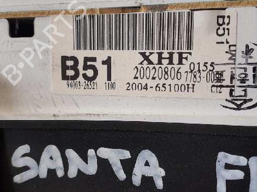 Instrument cluster HYUNDAI SANTA FÉ I (SM)  | BP12930883C47 