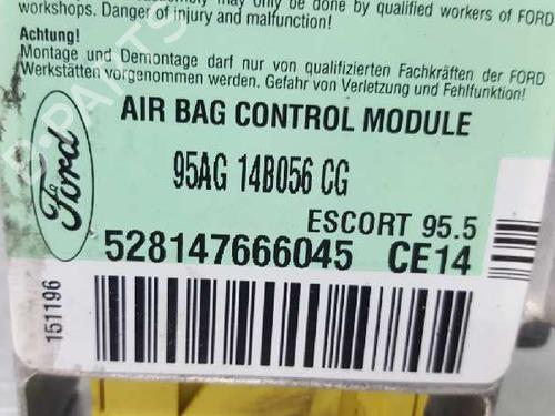 ECU airbags FORD ESCORT V (AAL, ABL) 1.8 TD | BP12718527M53