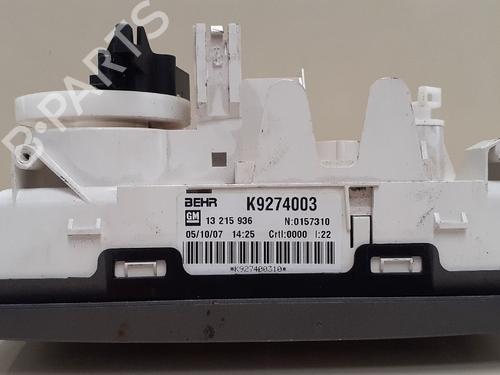 Climate control OPEL MERIVA A MPV (X03) 1.7 CDTI (E75) | BP12741053I5 