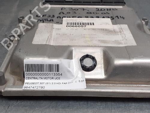 Used Engine control unit (ECU) PEUGEOT 307 (3A/C) 2.0 HDi 110 (107 hp) 12691736