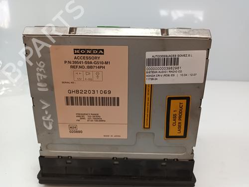 Radio HONDA CR-V II (RD_) 2.2 CTDi (RD9) | BP19288038E6 