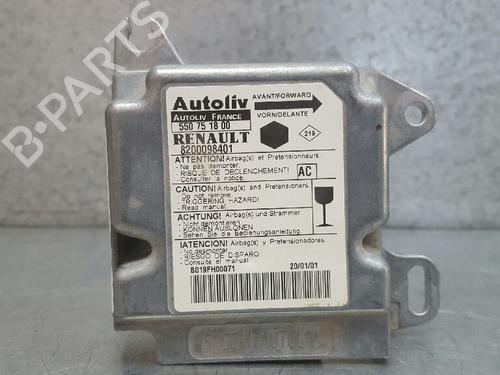Used ECU airbags RENAULT KANGOO (KC0/1_) 1.9 dTi (KC0U) (80 hp) 12726051