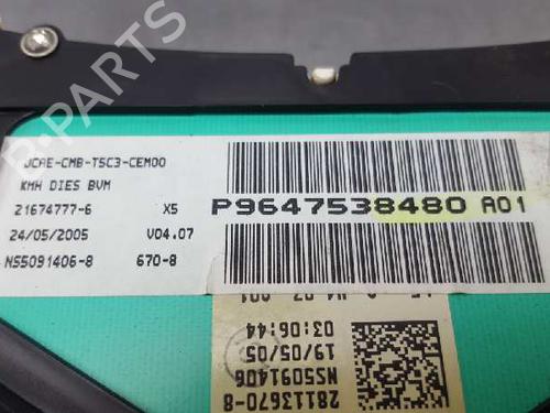 Instrument cluster PEUGEOT 307 (3A/C) 1.6 HDi | BP12728255C47 