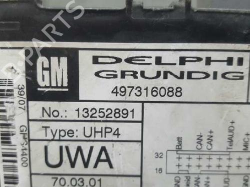 Elektronisk modul OPEL MERIVA A MPV (X03) 1.7 CDTI (E75) | BP12741028M83 