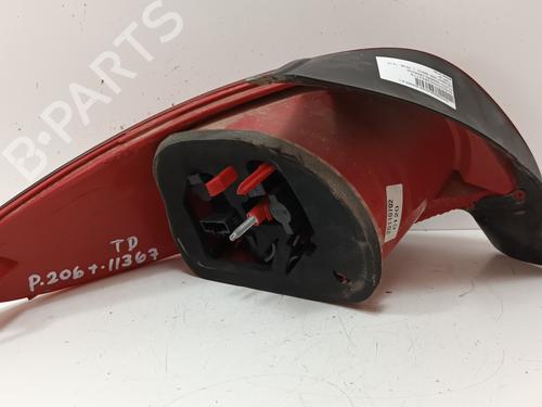 Right taillight PEUGEOT 206+ (2L_, 2M_) 1.1 | BP16891099C35 